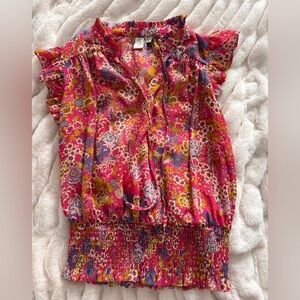 Joie Multicolor Floral Top